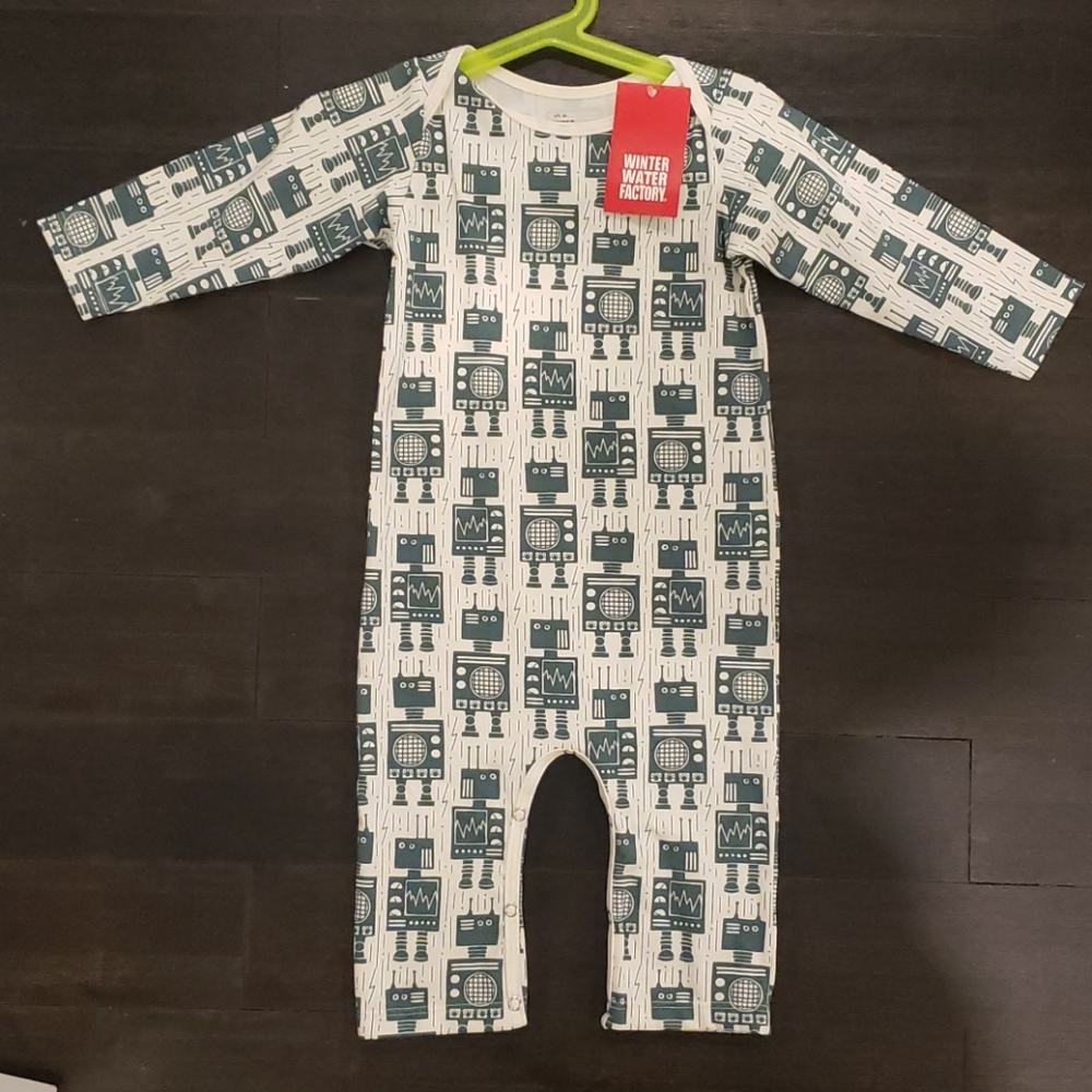 Winter Water Factory Robot One-piece 18 Months
